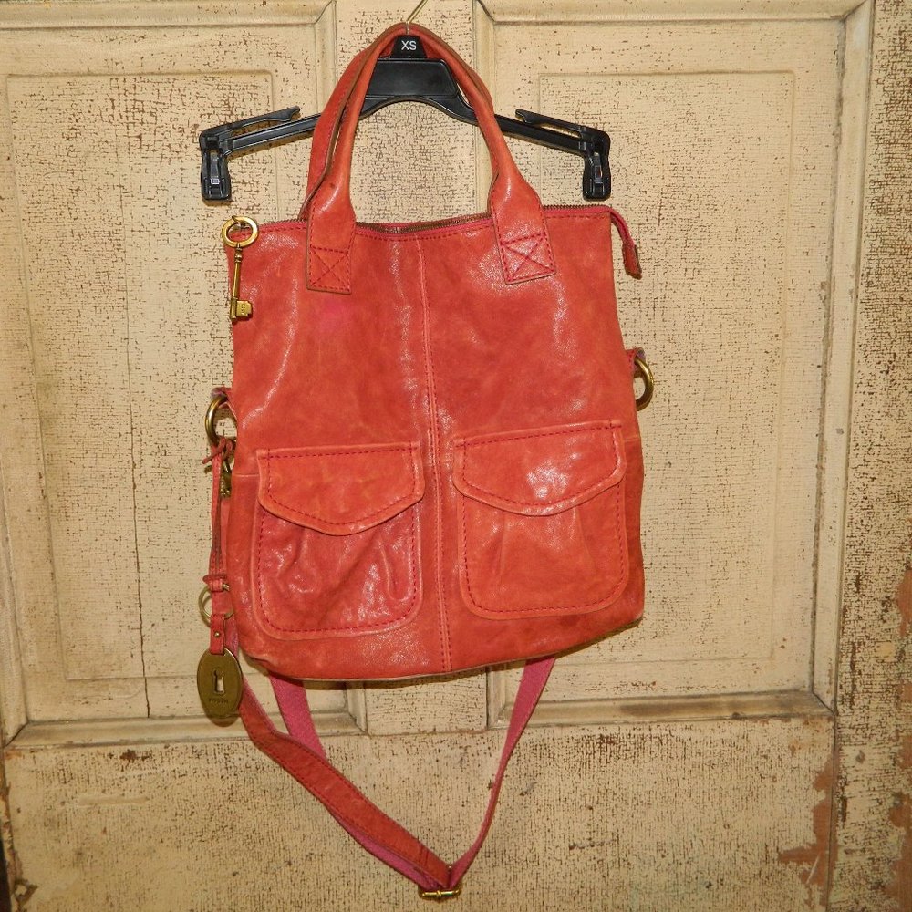 Fossil Live Love Vintage 1954 Leather Boho Foldover Purse